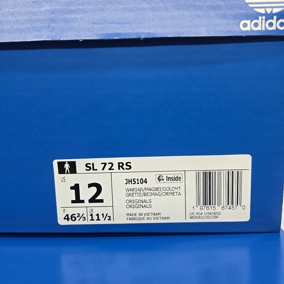 New adidas SL 72 RS \'Warm Sandstone Magic Beige\' Men\'s Shoes Size 12 main image 4